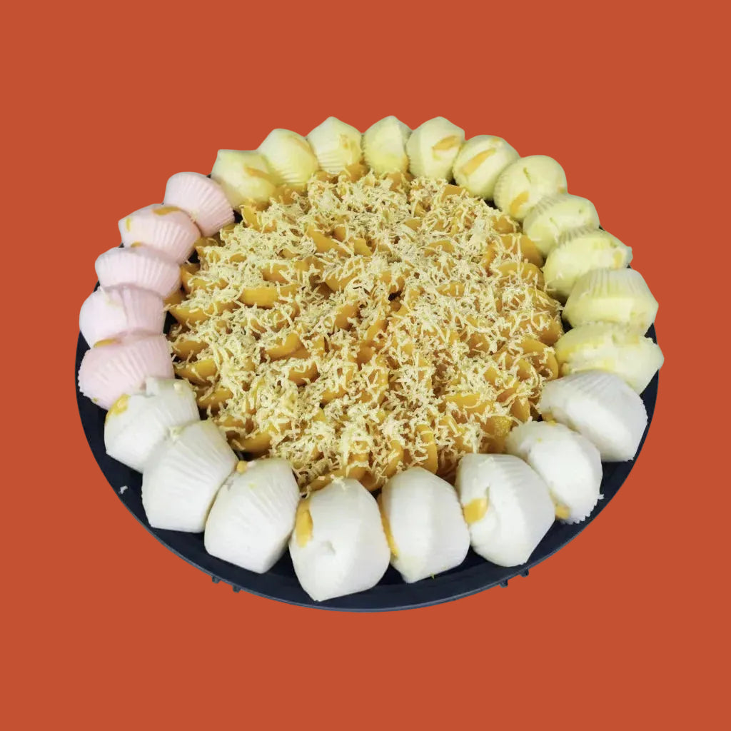 Puto Cheese & Kutchinta Bilao – La Mamila's Meryenda Box
